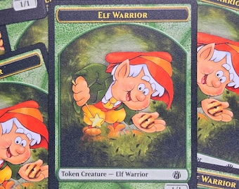 X4 Cookie Elf Warrior Tokens