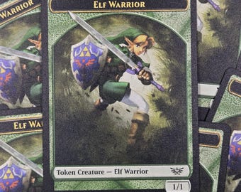 X4 Link Elf Warrior Tokens