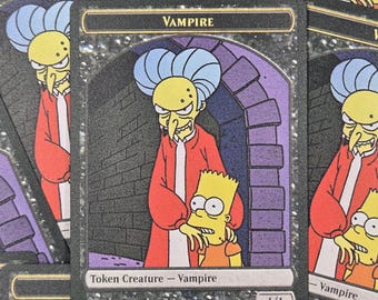 X4 Mr. Burns Vampire Tokens