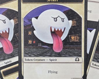 X4 Boo Magic The Gathering Spirit Tokens