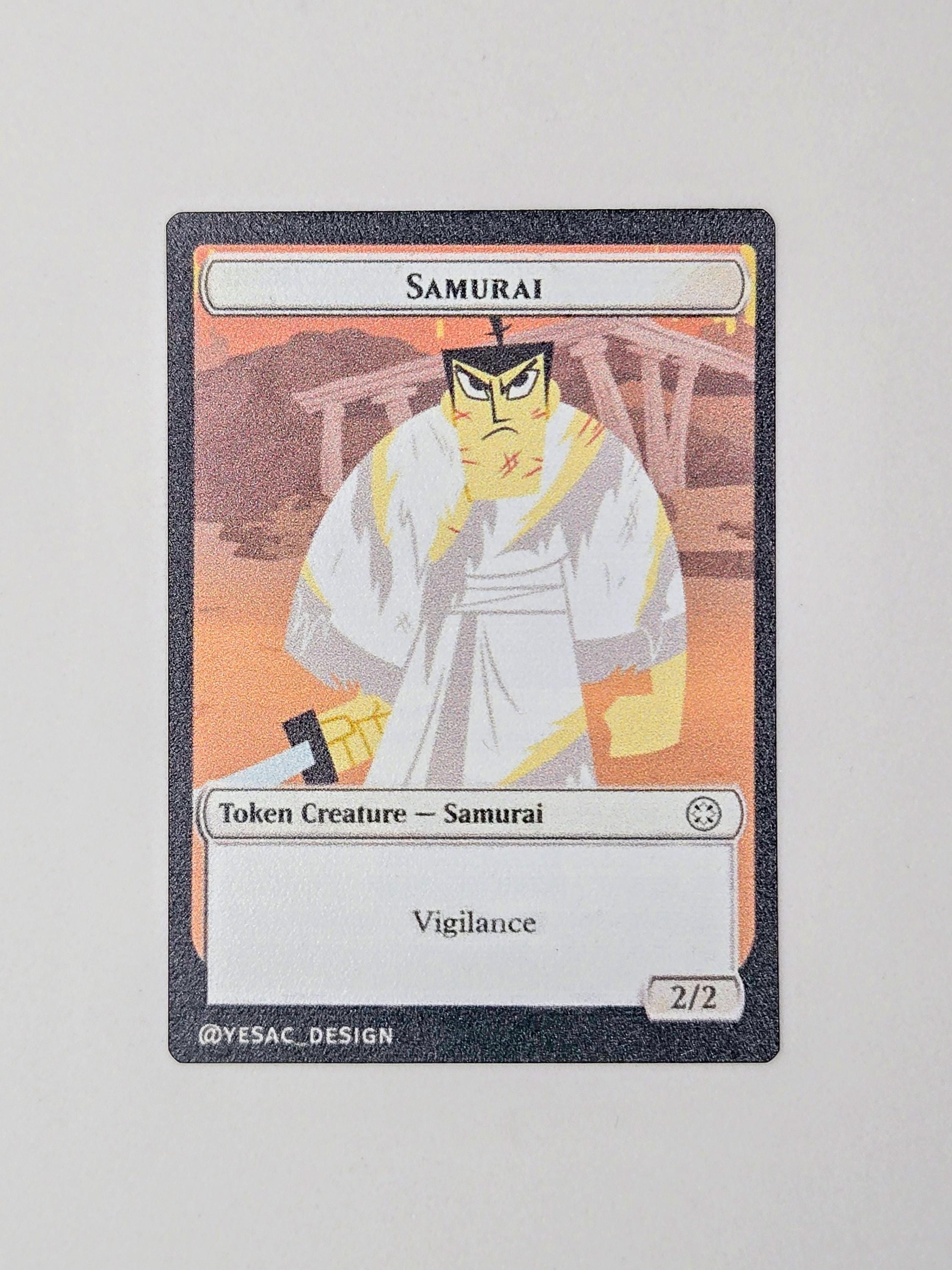 SAMURAI SPIRITS 牙神幻十郎 弐 トレーディングカード X4 Samurai Jack Magic the Gathering Samurai Tokens - Etsy