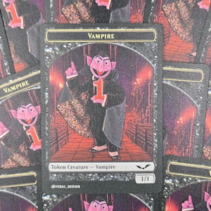 X4 Vampire Tokens - Magic The Gathering The Count Tokens