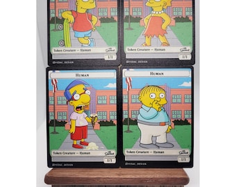 The Simpsons Magic The Gathering Human Tokens