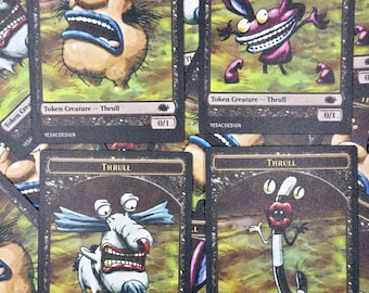 Magic The Gathering Thrull Tokens - Ahh Real Monsters