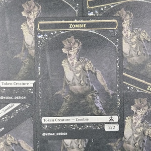 X4 Magic The Gathering The Last Of Us Zombie Tokens