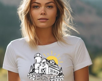 T-Shirt Homesteader, Shirt Barn, Agriculture Shirt, Gift Homesteader, T-Shirt Farmhouse, Shirt Homesteader, Gift Farmer, T Shirt Farm Life