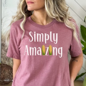 Corn Shirt, Vegan T-Shirt, Corn Lover Gift, Vegetarian T Shirt, Farmer Shirt, Vegetarian Gift, Vegetable Lover T Shirt, Farmer Gift