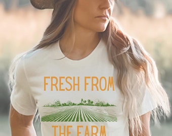 Farmers Market T-Shirt Organic Farmer Apparel Gardening  Shirt Homesteader Shirt Sustainable Clothing Gardener Gift Farmer T Shirt