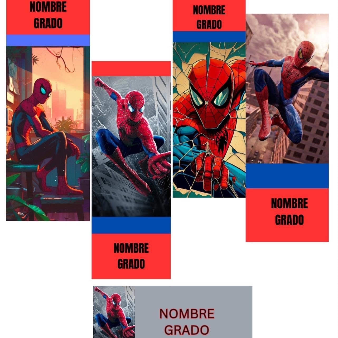 Spider Man Custom lables / Pegatina escolares /daycare labels/ school supply stikers/ label name school/materiales escuela