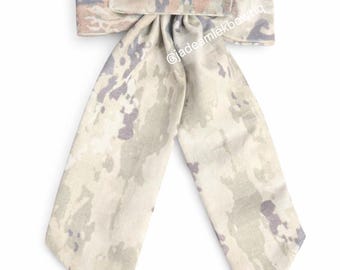 Personalized Military Bow / Custom Name Hair Bow | Camo Baby Bow | Army Bow | Large Handmade Bow | Girl Hair Accessories