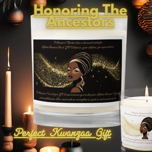 Divine Reverence Candle Collection - All Natural Unscented Soy Candle 20oz Spiritual Ancestors