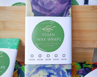 Extra Large Reusable Food Wrap | Beeswax Wrap Alternative, Vegan Friendly