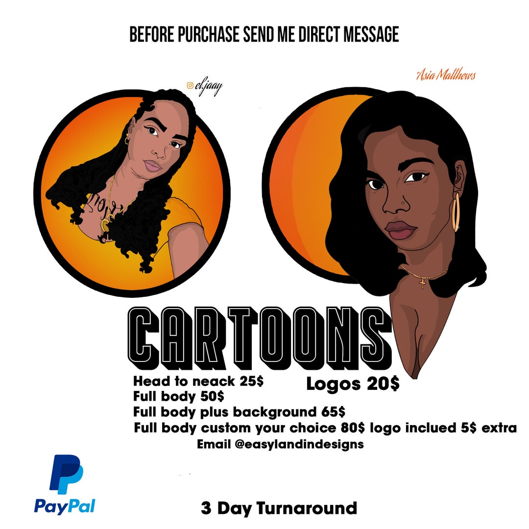 Custom Cartoon Design for Personal Use and PNG for Sublimation Tshirts