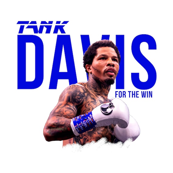 Gervonta Davis PNG T-shirt Design 2 Tank Davis PNG for Sublimation