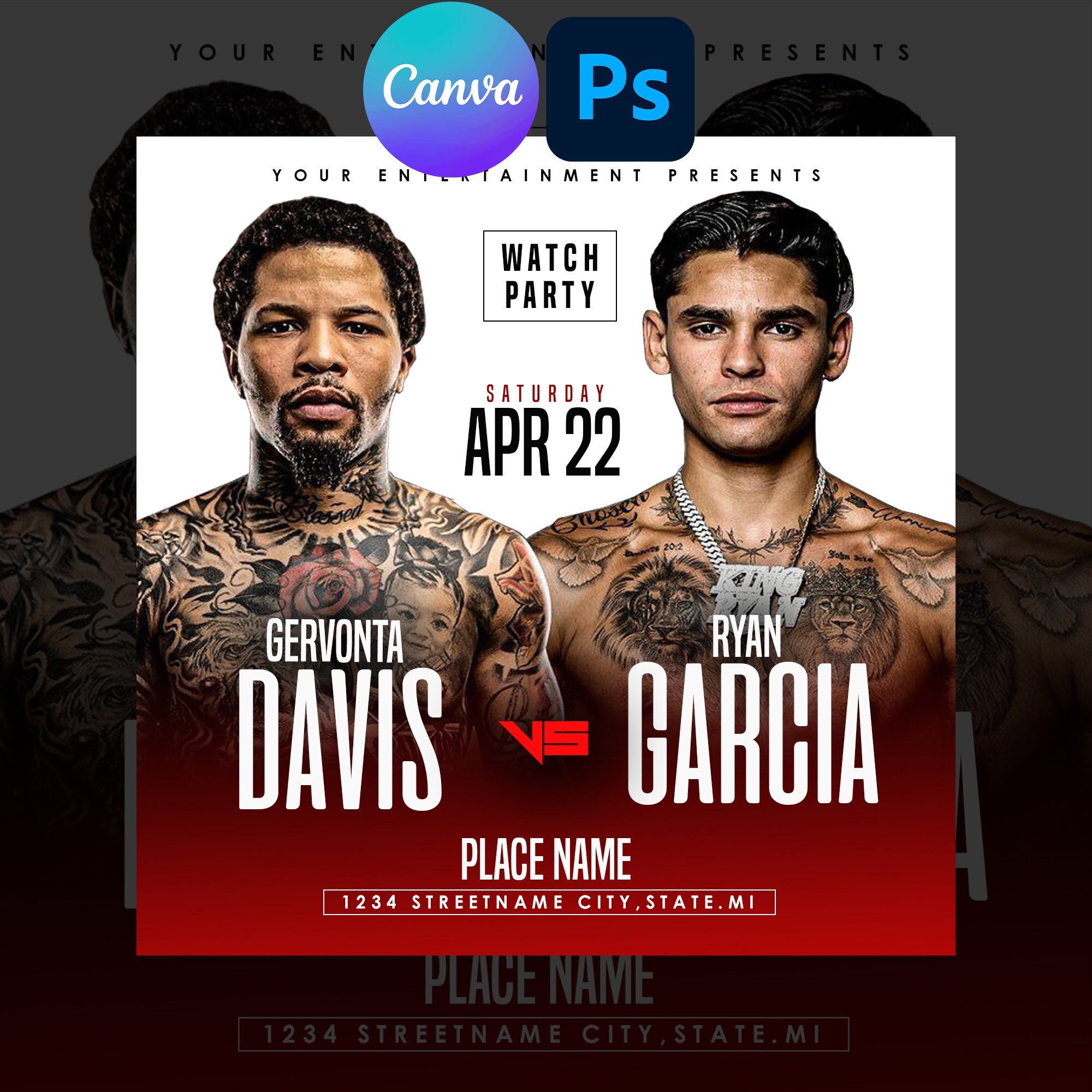 Gervonta Davis Vs Ryan Garcia Flyer Edit On Cava And Israel | lupon.gov.ph