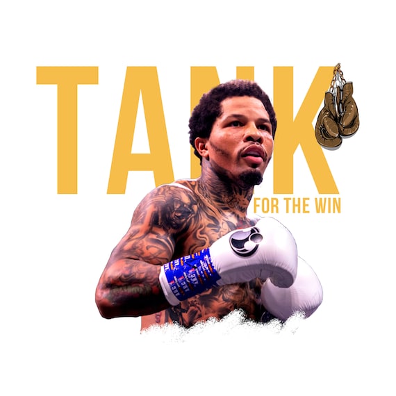 Gervonta Davis PNG T-shirt Design, Tank Davis PNG for Sublimation