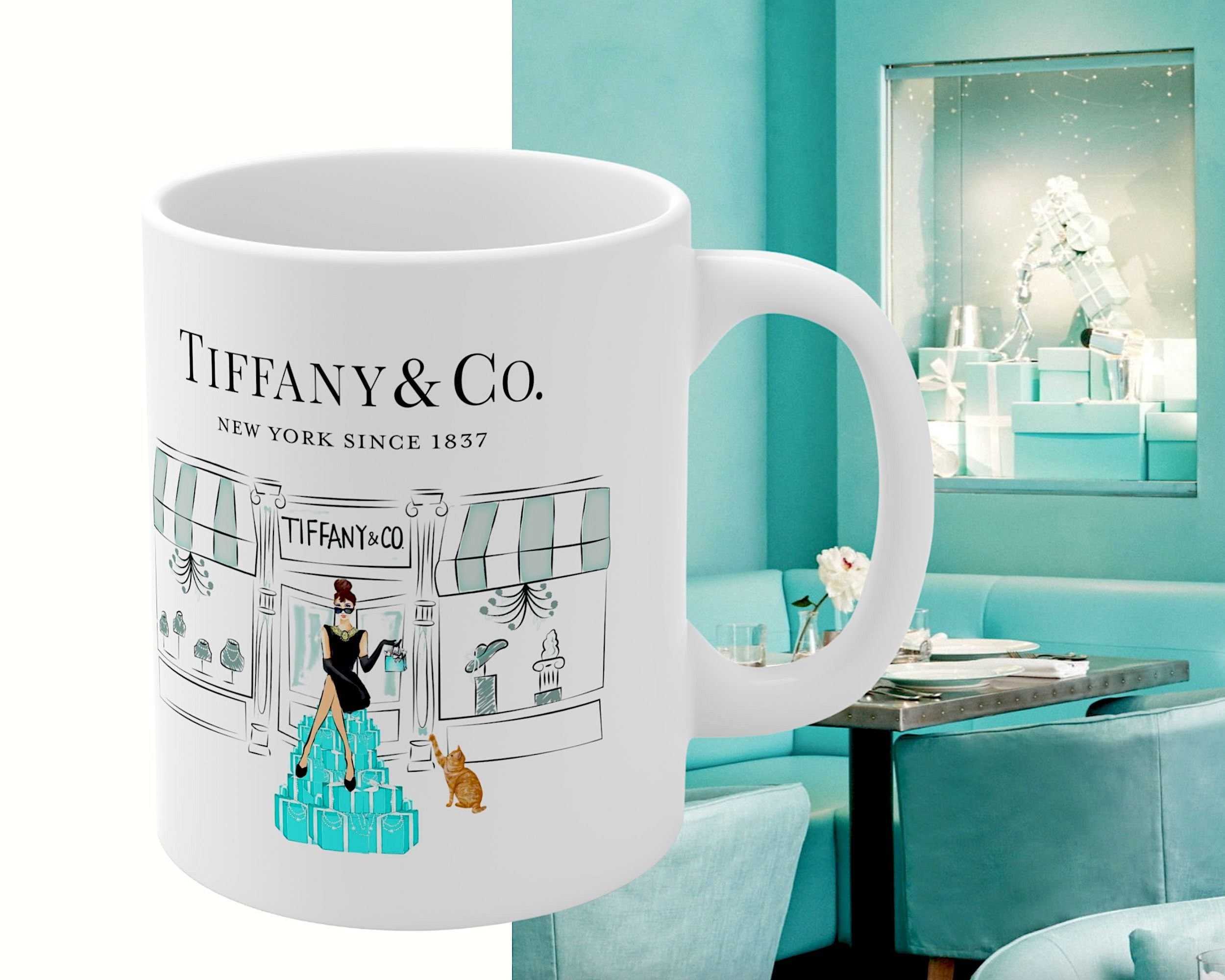 Tiffany and co coffee cup best sale