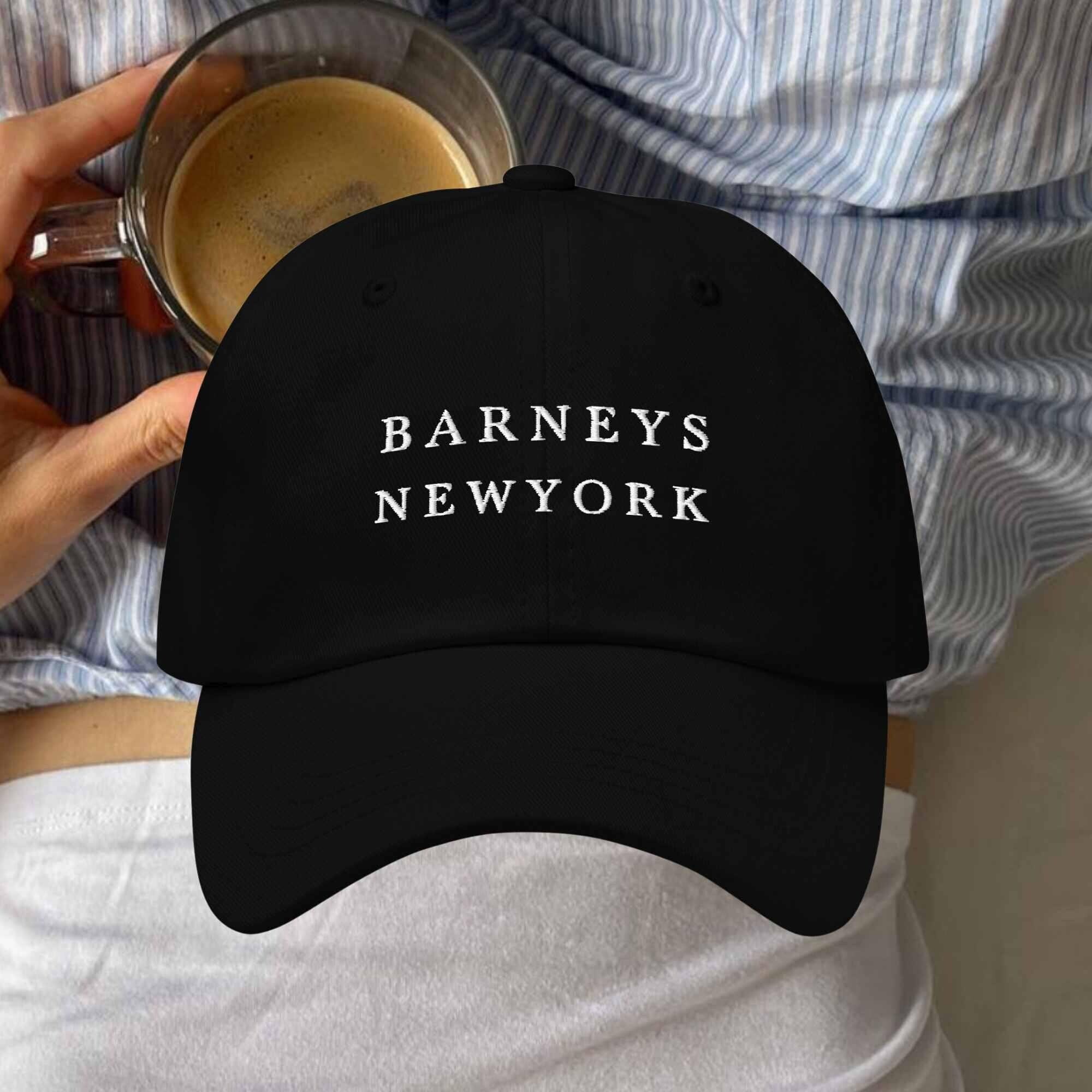今年の新作から定番まで！ Barneys New Yorker New Cap Baseball Embroidered Hat Dad York メンズウェア