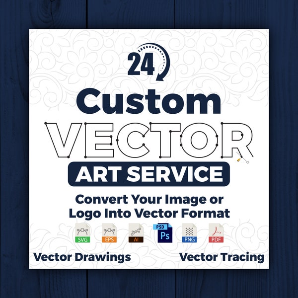 Personalized Your Photo, Design or Logo into Vector Format for Screen Printing, DTG, DTF, Sublimation, Waterslide, Tumblers and many more.