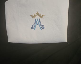 Mary's Auspice cosmetic bag