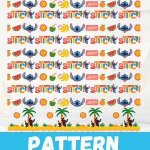 Stitch and Lilo PNG Bundle, Disney Character Clipart for Cricut, Silhouette, Lilo -Stitch T-Shirt & Wallpaper Designs Digital Download Files