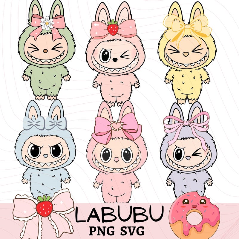 Labubu Sticker Icon Labubu sticker - Etsy México