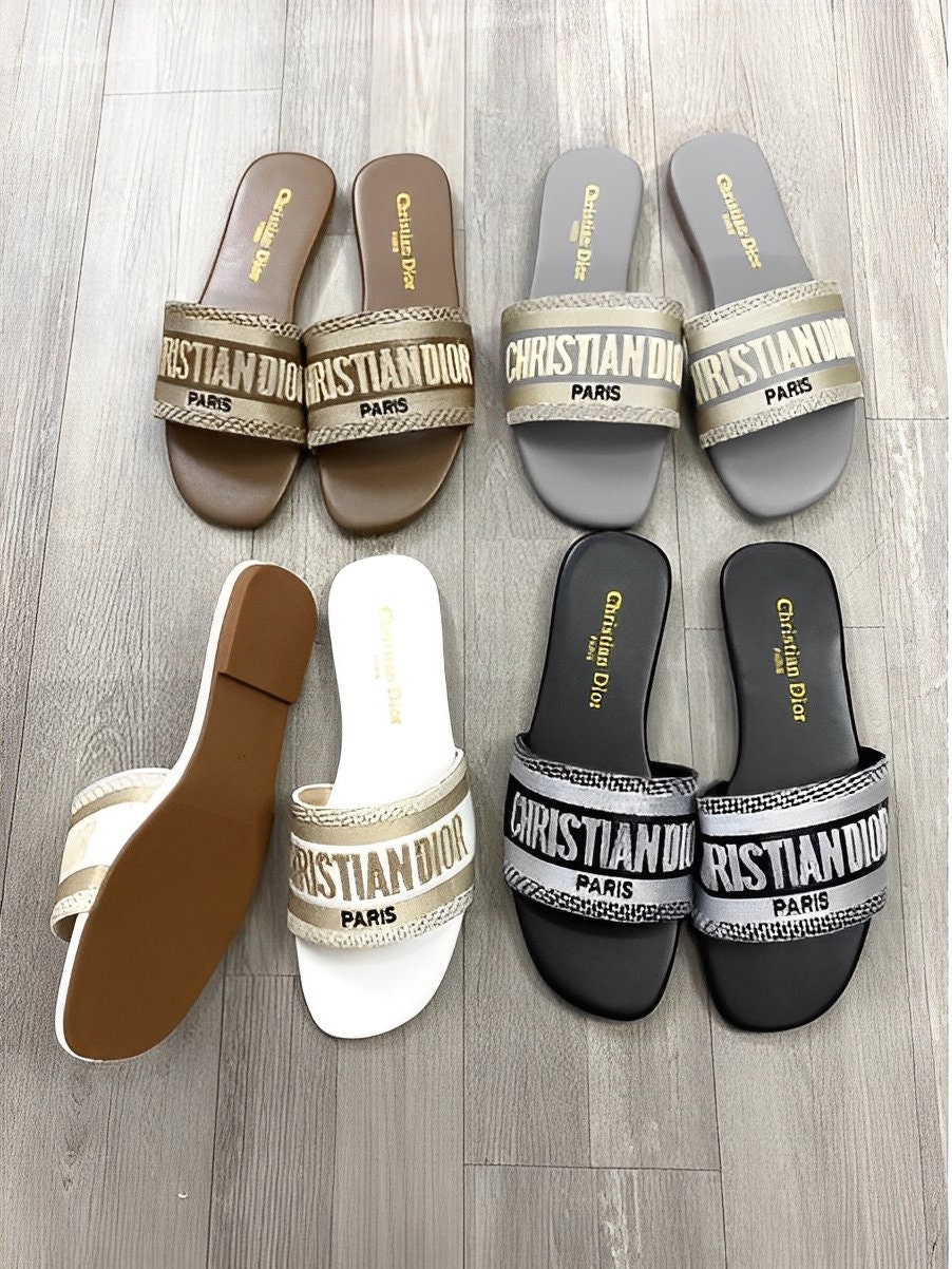 Chanel Slides - Etsy