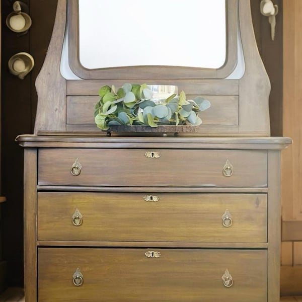 Antique Dresser With Mirror - Etsy