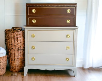 Dipped Tall Boy Dresser