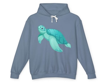Soft Cotton Lightweight Hoodie Sweatshirt, Sustainable Eco-Friendly Casual Wear, Relaxed Fit, Custom Unisex Hooded Sweater, US Cotton Trust