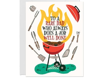 Rare Dad Father's Day Card