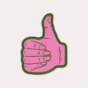 Thumbs Up Vinyl Sticker