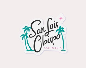 San Luis Obispo Vinyl Sticker