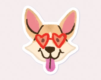 Corgi Vinyl Sticker