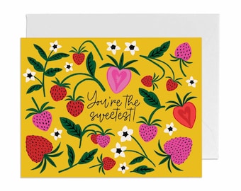 Sweet Strawberries Card