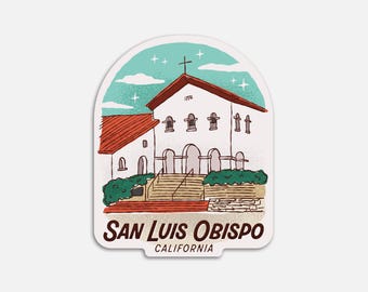 Central Coast California Vinyl Sticker