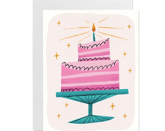 Tiered Cake Card