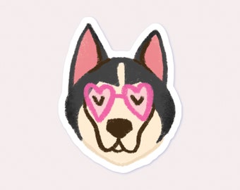 Husky Vinyl Sticker