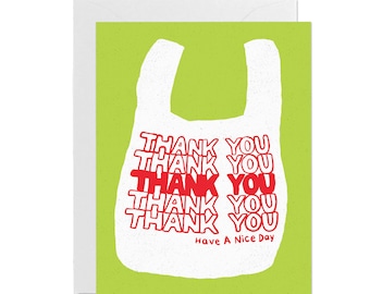 Thank You Bag Card