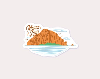 Morro Rock Vinyl Sticker
