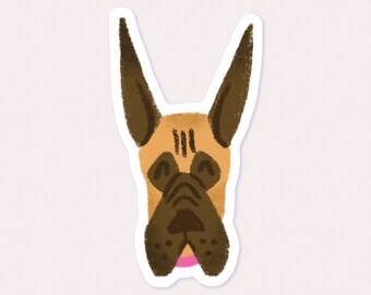Great Dane Vinyl Sticker