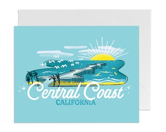 Central Coast California Greeting Card