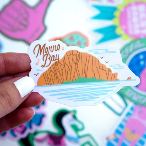 Morro Rock Vinyl Sticker