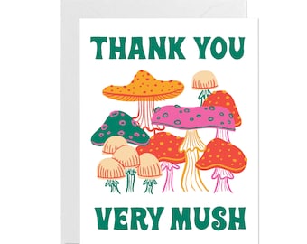 Thank You Very Mush Greeting Card