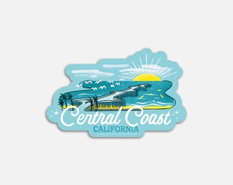 Central Coast California Vinyl Sticker