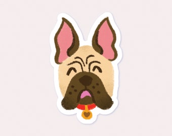 Frenchie Vinyl Sticker