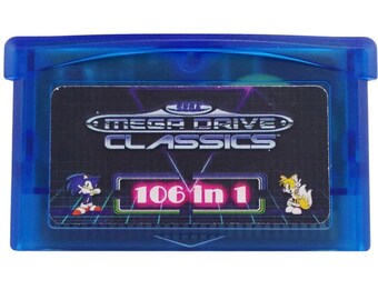 106 in 1 Sega Master System for Nintendo Gameboy Advance NDS multicart