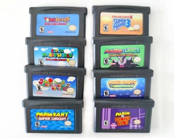 Super Mario Advance Games for Nintendo Gameboy choose your card