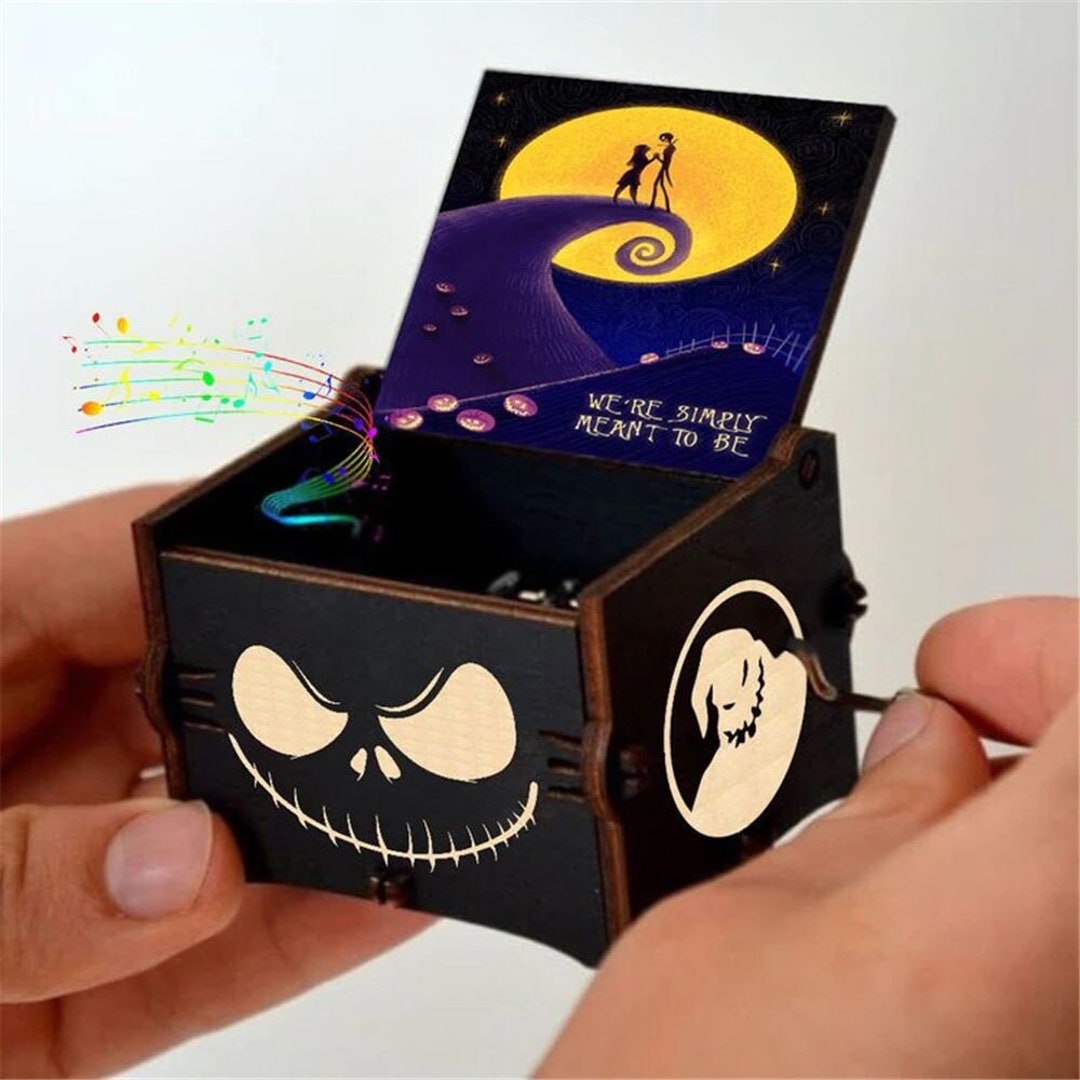 The Nightmare Before Christmas Music Box Halloween Souvenir Etsy