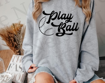 Play Ball Baseball PNG Digital File Only